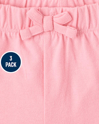Toddler Girls Print Shorts 3-Pack