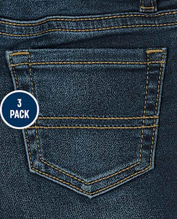 Lot de 3 shorts en jean pour bébés et tout-petits garçons