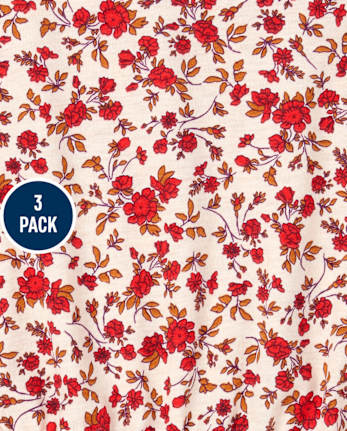 Paquete de 3 mamelucos para niñas