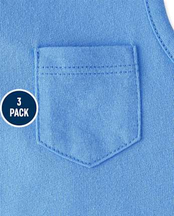 Girls Twist Back Tank Top 3-Pack