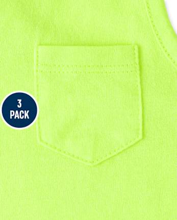 Girls Twist Back Tank Top 3-Pack