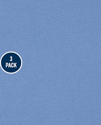 Lot de 3 hauts à ourlet arrondi pour fille