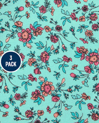 Lot de 3 leggings capri imprimés pour fille