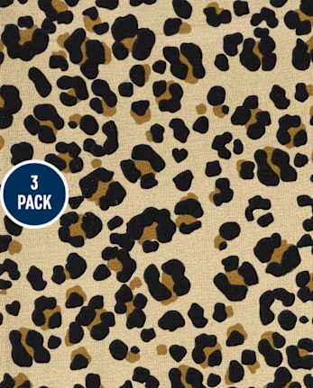 Girls Print Capri Leggings 3-Pack