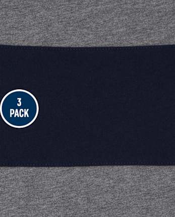 Pack de 3 camisetas sin mangas con estampado de tiburones para niño