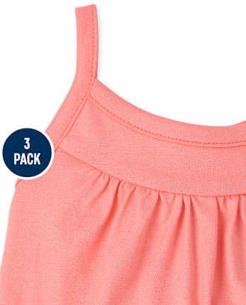 Lot de 3 combinaisons léopard pour bébé fille