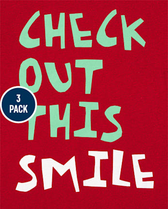 Toddler Boys Cute Dino Graphic Tee 3-Pack