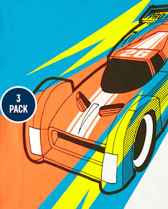 Boys Cars Graphic Tee 3-Pack