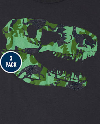 Boys Dino Graphic Tee 3-Pack