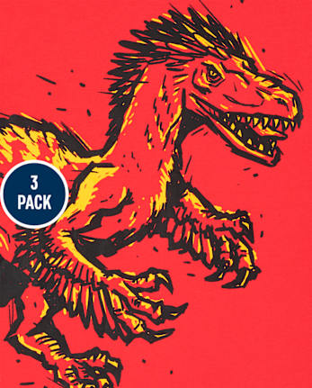 Boys Dino Graphic Tee 3-Pack