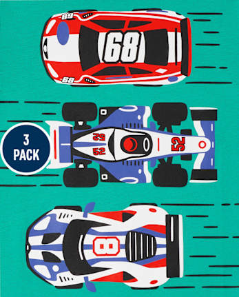 Toddler Boys Cars Graphic Tee 3-Pack