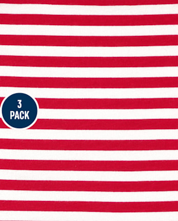 Toddler Girls Apple Top 3-Pack