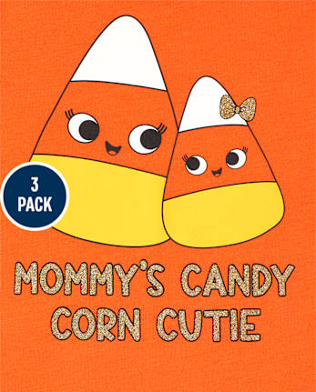 Toddler Girls Halloween Tops 3-Pack