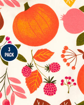 Toddler Girls Harvest Leggings 3-Pack