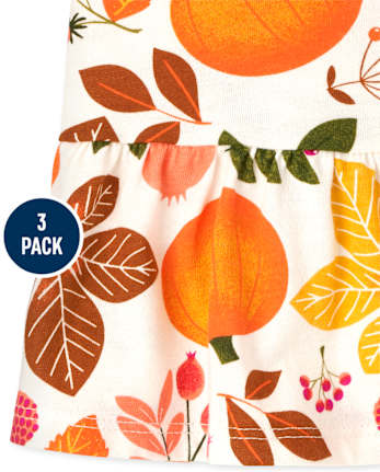 Pack de 3 tops Harvest para niñas pequeñas