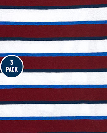 Baby And Toddler Boys Striped Top 3-Pack