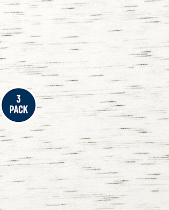 Pack de 3 tops jaspeados para niños pequeños