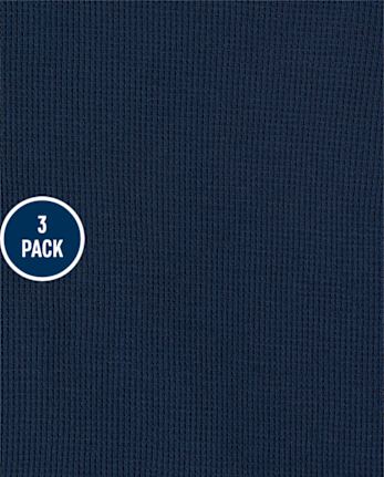 Toddler Boys Thermal Top 3-Pack