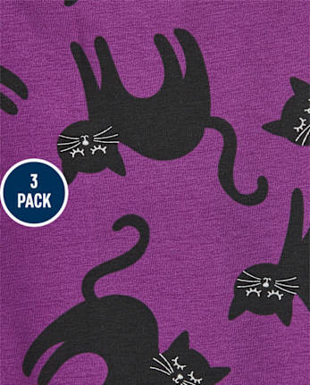 Girls Halloween Leggings 3-Pack