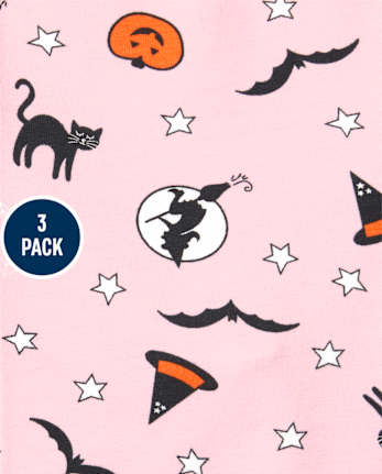 Girls Halloween Leggings 3-Pack