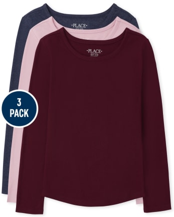 Lot de 3 t-shirts pour filles