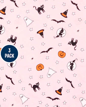 Girls Halloween Top 3-Pack