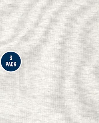 Evas' Pick - Boys Plaid Raglan Thermal Top 3-Pack