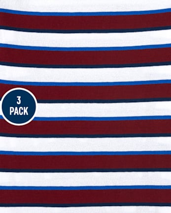 Pack de 3 tops a rayas para niños