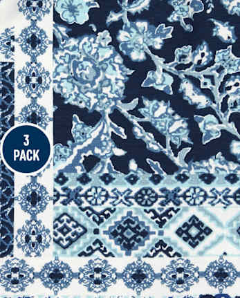 Lot de 3 leggings imprimés pour fille