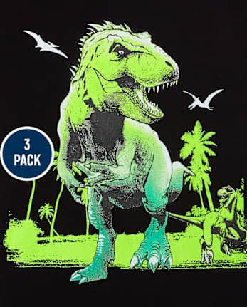Boys Dino Graphic Tee 3-Pack