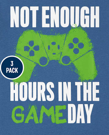 Boys Video Game Graphic Tee 3-Pack