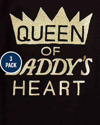 Toddler Girls Family Graphic Tee 3-Pack