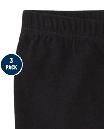 Lot de 3 leggings capri pour fille