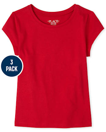 Girls Tee Shirt 3-Pack
