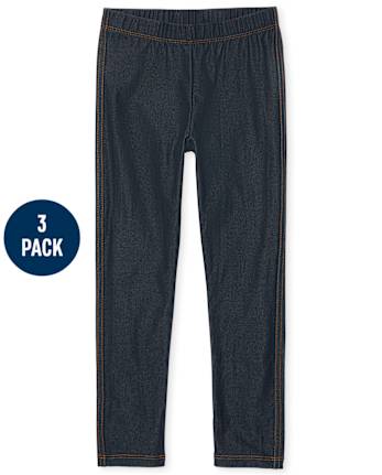 Girls Leggings 3-Pack