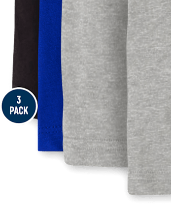 Paquete de 3 tops básicos para bebés y niños pequeños