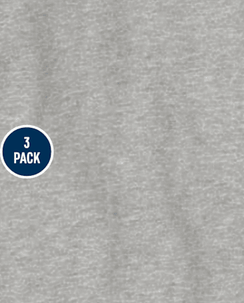 Paquete de 3 tops básicos para bebés y niños pequeños