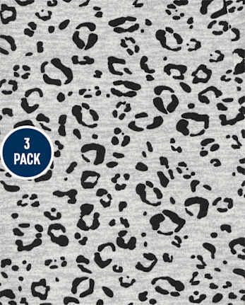 Girls Print Leggings 3-Pack