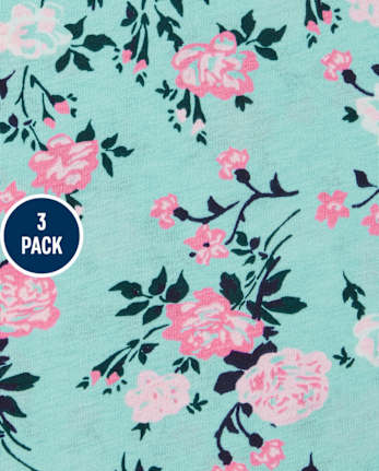 Lot de 3 hauts à volants pour petites filles