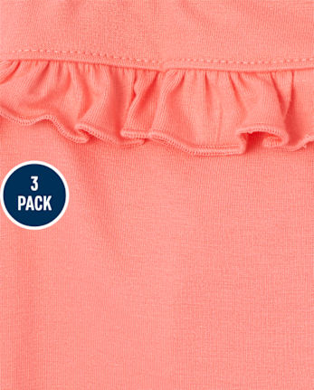 Lot de 3 leggings fleuris pour bébé fille
