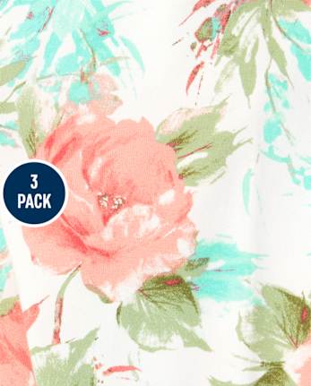 Pack de 3 leggings estampados para niñas pequeñas