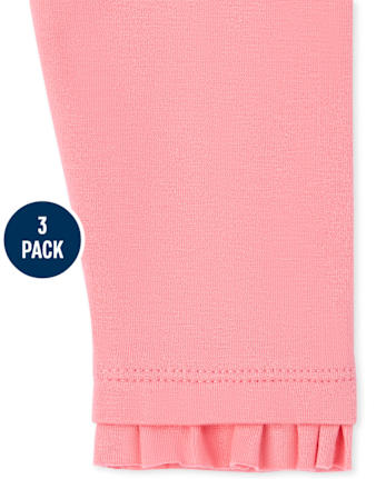 Toddler Girls Rainbow Leggings 3-Pack