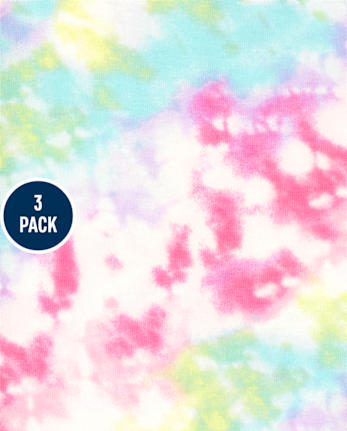 Paquete de 3 leggings estampados para niñas