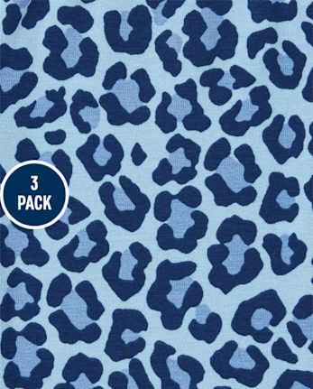Girls Print Leggings 3-Pack