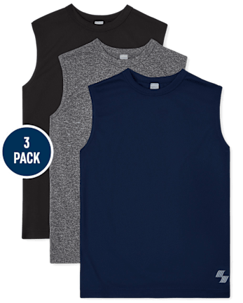 Lot de 3 débardeurs Performance Muscle pour garçons