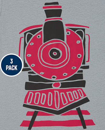 Toddler Boys Vehicle Graphic Tee 3-Pack