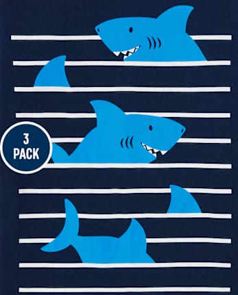 Baby And Toddler Boys Animal Graphic Tee 3-Pack