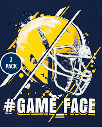 Lot de 3 t-shirts de sport graphiques pour garçons