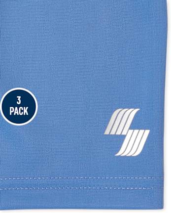 Toddler Boys Basketball Shorts 3-Pack