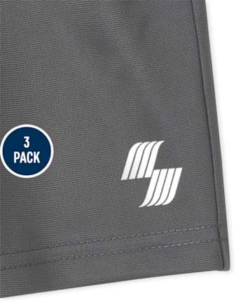 Pack de 3 pantalones cortos para bebés y niños pequeños - MULTI COLOR 3